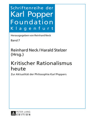cover image of Kritischer Rationalismus heute